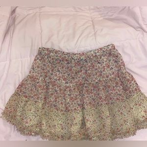 Rue 21 flowy floral skirt
